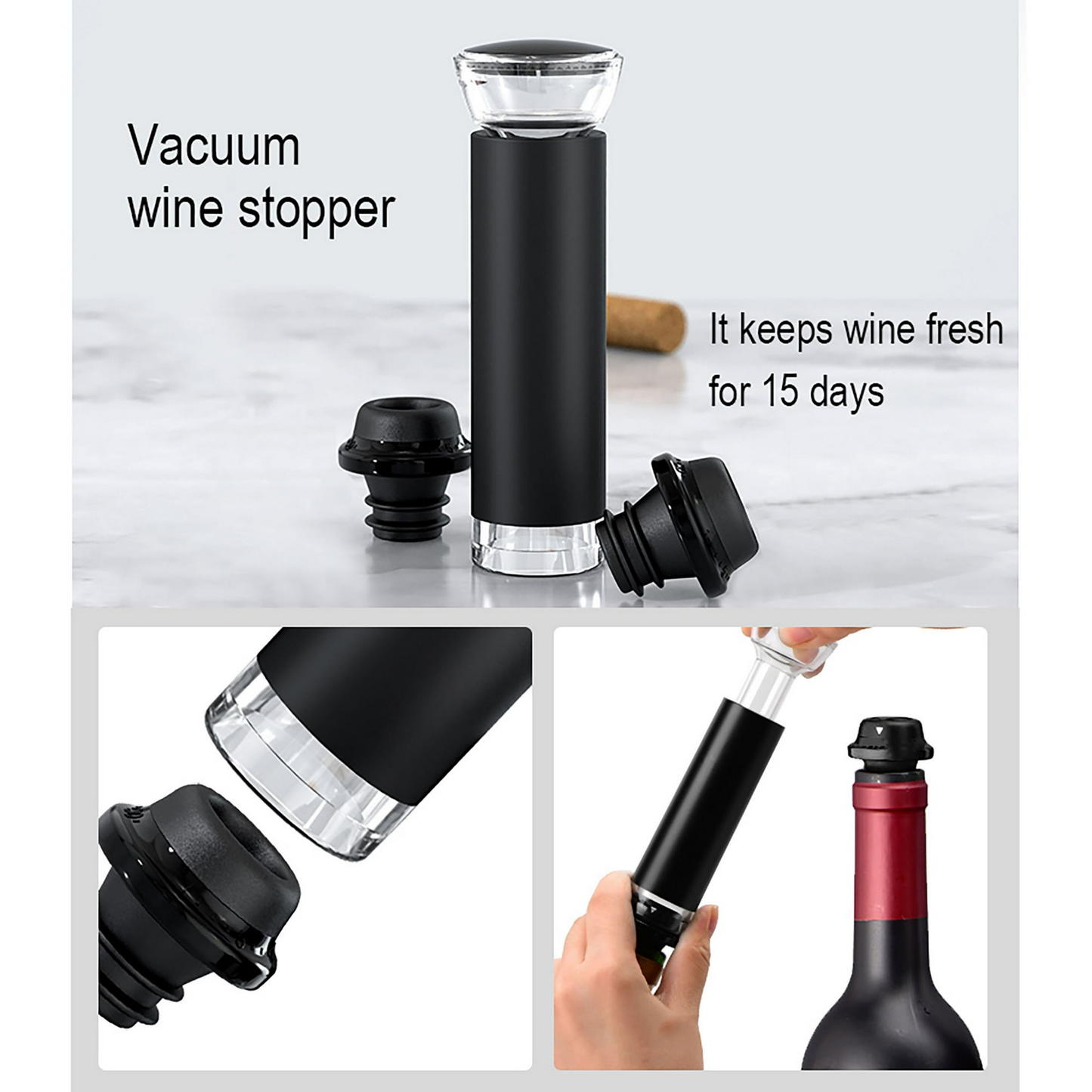 Rechargeable Electric Wine Opener Gift Set – Host & Holiday Gift
