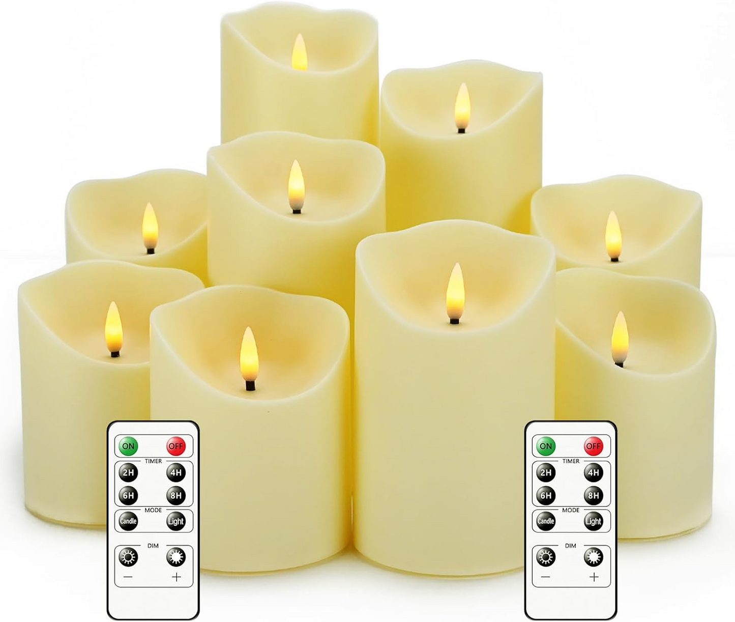 LED Flameless Candles with Remote – Cozy Holiday Decor