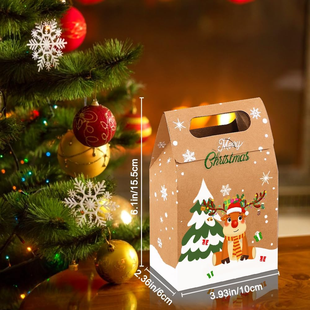 Mini Christmas Candy Boxes (Set of 8) – Party Treat Boxes