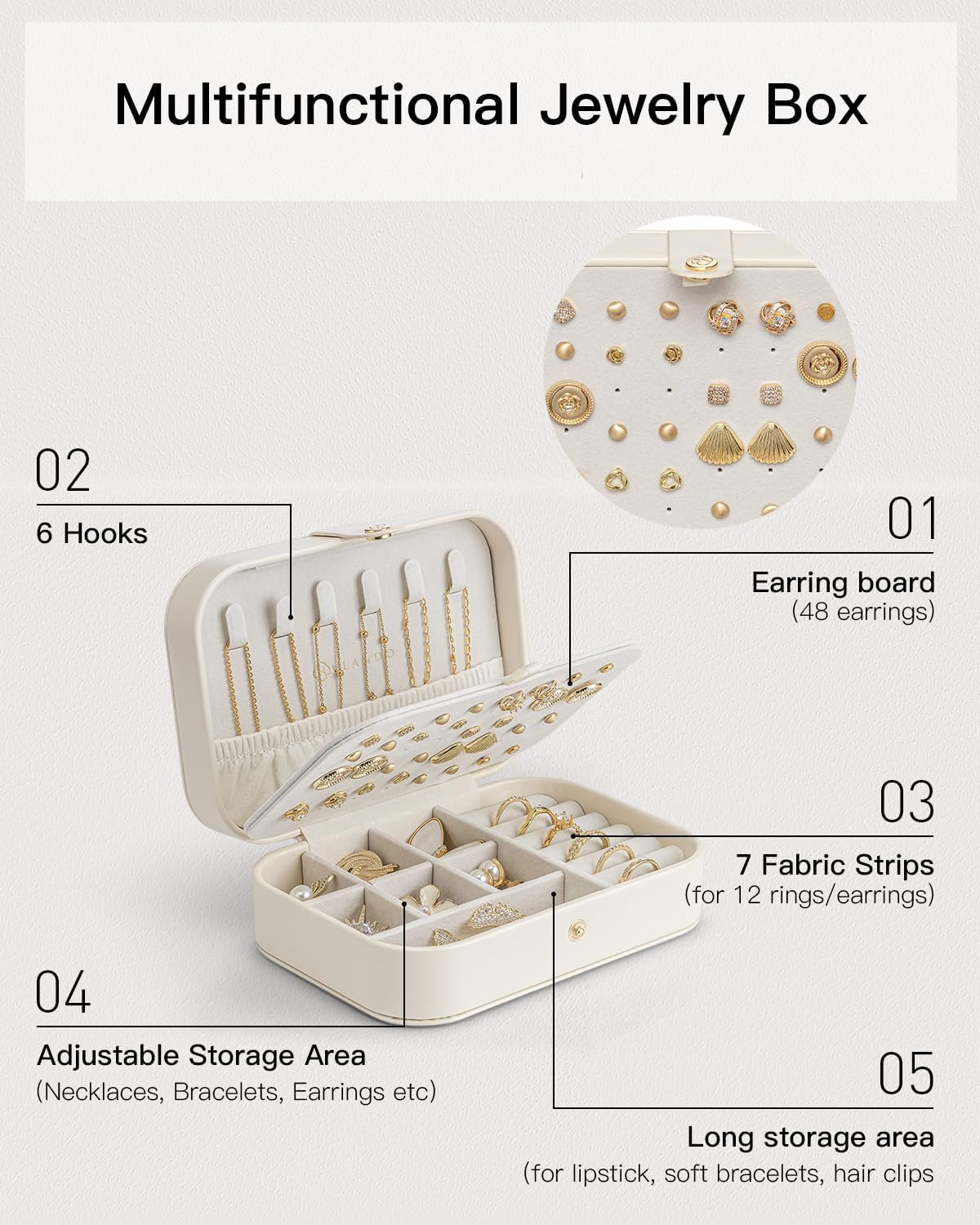 Travel Jewelry Organizer Case – Compact & Gift‑Ready