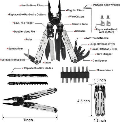 Pocket EDC Multitool – Practical Gift for Men