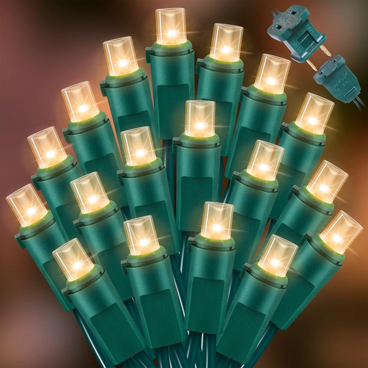 Warm White LED String Lights – Indoor/Outdoor