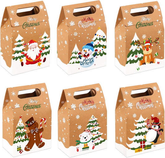 Mini Christmas Candy Boxes (Set of 8) – Party Treat Boxes