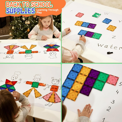 Magnetic Building Tiles – Creative STEM Set