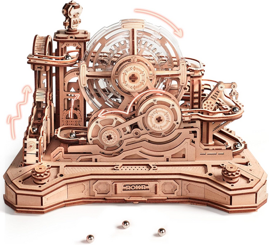 ROKR Marble Run 3D Wooden Puzzle – STEM Gift for Kids & Teens