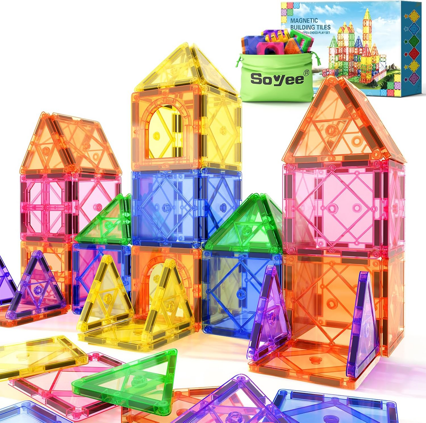 Magnetic Building Tiles – Creative STEM Set