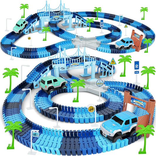 DIY Building Block Race Track – Creative STEM Play
