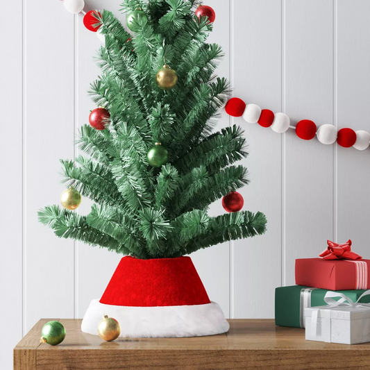 Rustic Woven Christmas Tree Collar – Farmhouse Holiday Decor